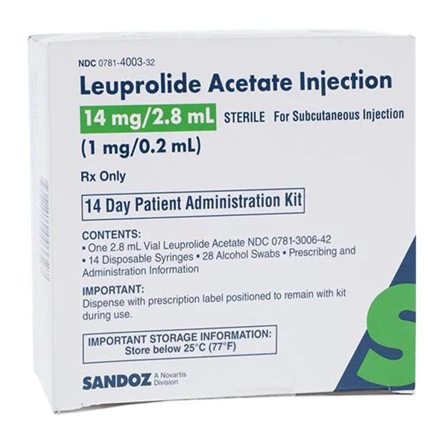 Leuprolide Acetate Injection 1mg/0.2mL MDV 2.8mL Each