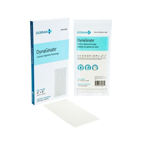 DynaGinate Calcium Alginate Wound Dressing 4x8" Strl NAdh Cnfrmng Hi Absrbncy LF