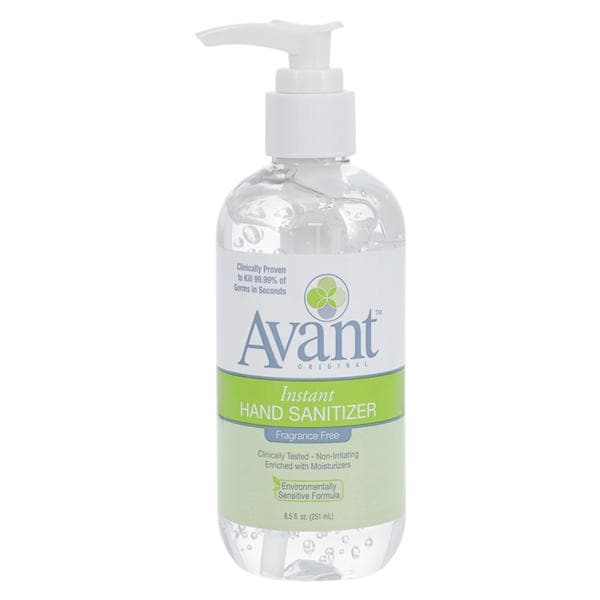 Avant Gel Sanitizer 8.5 oz 60% Ethyl Alcohol Fragrance Free Each,...
