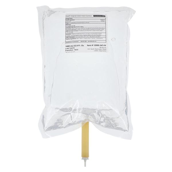 Avant Gel Sanitizer 1000 mL Kit Refill 60% Ethyl Alcohol Fragranc...