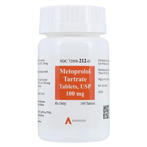Metoprolol Tartrate 100mg Each