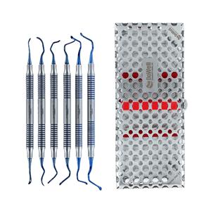 Kit Double End Color Coded Titanium Multi-Angle 1/Kt