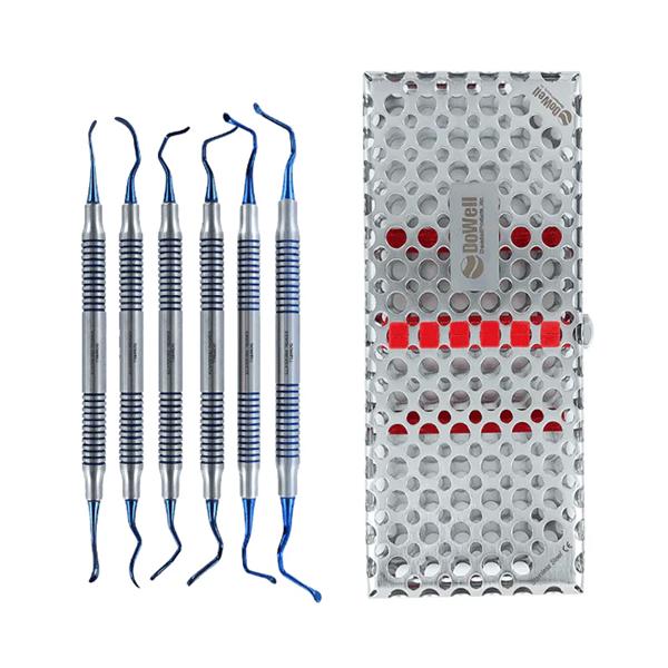 Kit Double End Color Coded Titanium Multi-Angle 1/Kt