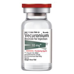 Vecuronium Bromide Injection 10mg/mL SDV 10/Package