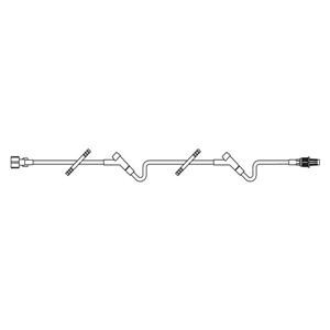 IV Extension Set 43" 2 Intrlnk Inj Sites: 34", 6 M LL Adptr/Clr Spk 48/Ca