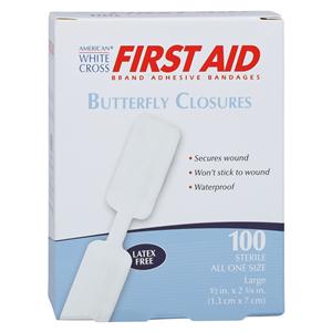 American White Cross First Aid Wound Closure Bandage Plastic 1/2x...