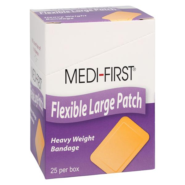 Medi-First Patch Bandage Elastic/Fabric 2x3" Tan Sterile 25/Packa...