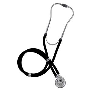 Mabis Legacy Sprague Rappaport Stethoscope Adlt/Chld Blk Double Lumen Tubing Ea
