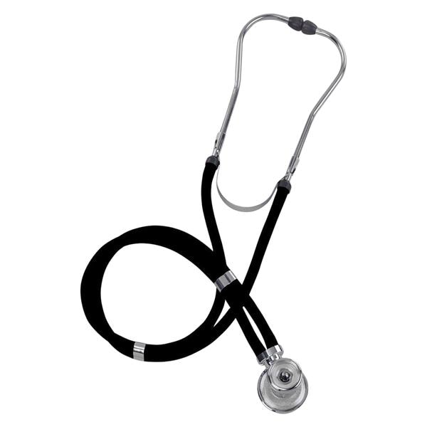 Mabis Legacy Sprague Rappaport Stethoscope Adlt/Chld Blk Double Lumen Tubing Ea