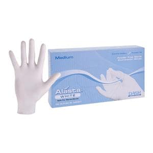 Alasta White Nitrile Exam Gloves Medium White Non-Sterile, 10 BX/...
