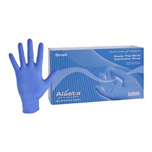 Alasta Soft Fit Nitrile Exam Gloves Small Blue Non-Sterile, 10 BX...