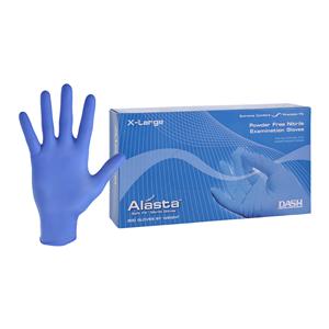 Alasta Soft Fit Nitrile Exam Gloves X-Large Blue Non-Sterile, 10 BX/CA