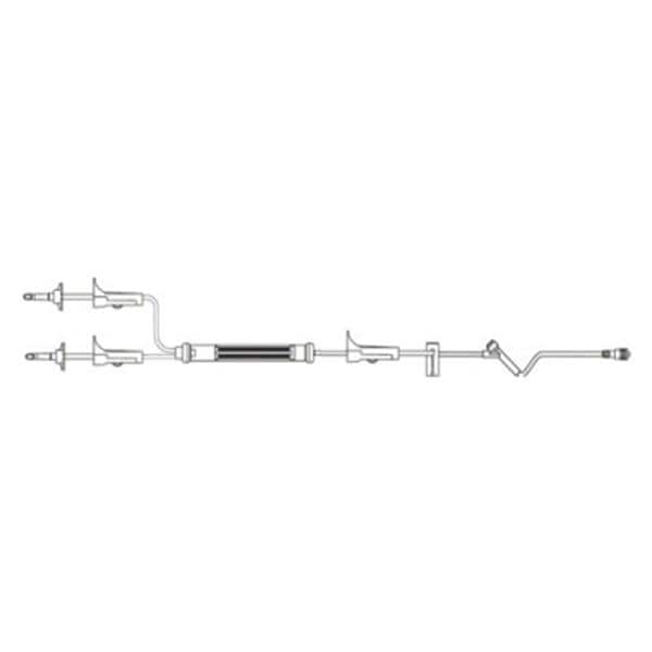 SafeLine IV Administration Set Needleless Y-Type: Safeline Split...