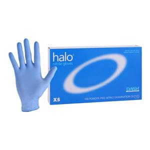 Halo Nitrile Exam Gloves X-Small Dark Blue Non-Sterile Chemo Test...