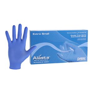 Alasta Soft Fit Nitrile Exam Gloves X-Small Blue Non-Sterile, 10...