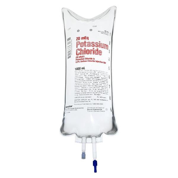 Viaflex IV Injection Solution Pot Cl/Sod Cl/Dex 1000 Plstc Cntnr 14/Ca