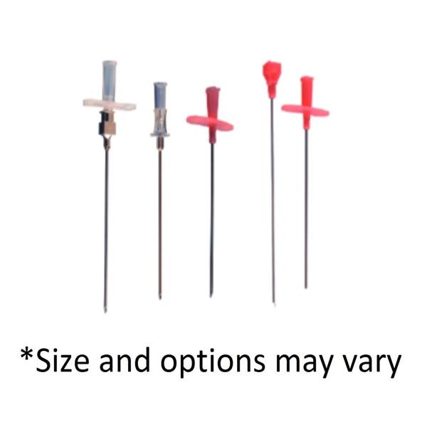 Arterial Blood Needle 18g 2-3/4" With Clear Flash Back Hub Short...