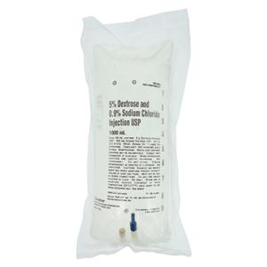 Viaflex IV Injection Solution Dex5%/Sod Cl.9% 1000 Plstc Cntn Ea