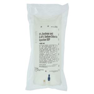 Viaflex IV Injection Solution Dex 5/Sod Cl.45% 1000 Plstc Cntn Ea