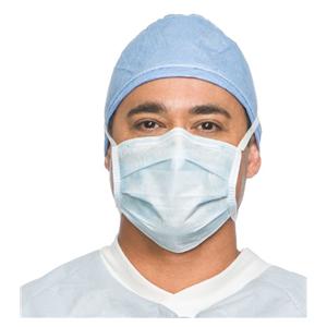 Professional Classic Tie On Mask Not ASTM Rated Blue 50/Bx