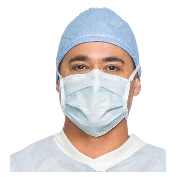 Professional Classic Tie On Mask Not ASTM Rated Blue 50/Bx