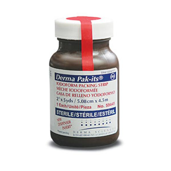 Pak-Its Cotton Strip Packing 1/2"x5yd Sterile Non-Adhesive LF