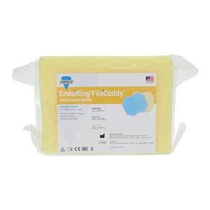 Endoring File Caddy Foam Insert Yellow 12/Pk