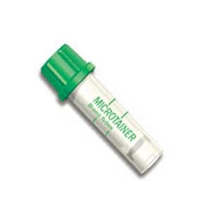 Microtainer Capillary Tube Green Cap 200-400ul McrGrd Twst Asst Clsr Plstc 50/Bx