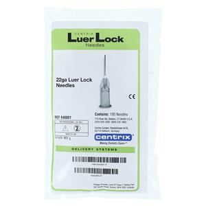 Luer-Lock Needle Tips 22 Gauge 100/Pk