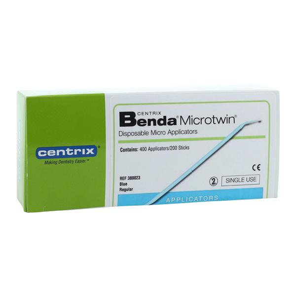 Benda MicroTwin Bendable Brushes Blue Regular 400/Bx