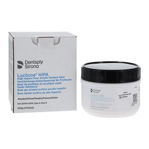 Lucitone HIPA Denture Resin High Impact Pourable Acrylic SC Lt Rd Pnk 500Gm