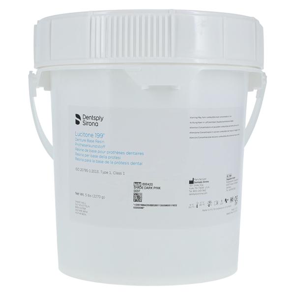 Lucitone 199 Denture Resin Acrylic Base Dark Pink 5Lb