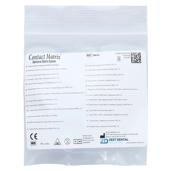 Contact Matrix Contoured Matrices Subgingival 50/Pk