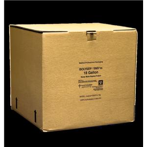 Sharps Mailer Box 18gal Brown 20x21x21" Corrugated Cardboard For 18g Cntnrs Ea