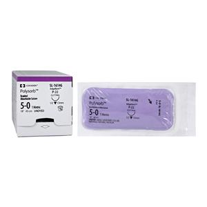 Polysorb Suture Polyester Braid 5-0 18" Absorbable P-22 Premium R...
