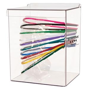 Face Mask Dispenser Clear PETG Plastic For Cone Style Masks Each