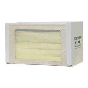 Face Mask Dispenser White Powder Coated Steel For Tie-On Masks Ea...