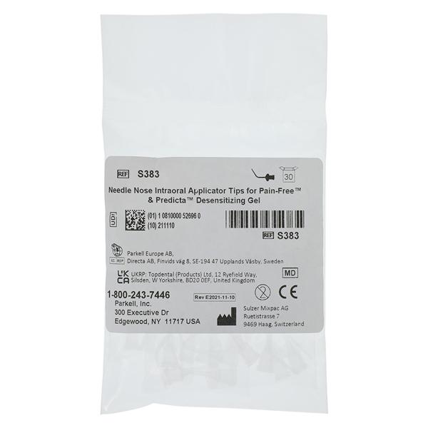 Curved Ready Mix Luer Lock Applicator Tips Clear 30/Pk