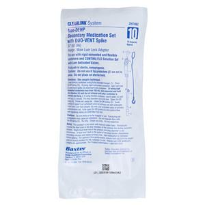 IV Administration Set 10 Drops/mL 37" Male Luer Lock Adapter Seco...