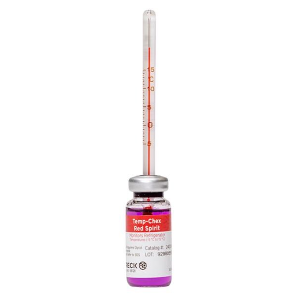 Temp-Chex Lab Thermometer Celsius -90 To 25C Mercury-Free Each
