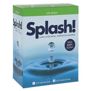 Splash! Impression Material Regular Set Light Body Wild Berry Refill Pack 2/Pk