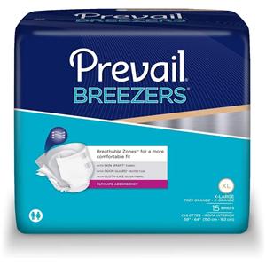 Prevail Breezers Incontinence Brief Unisex Adult 59-64" XL Polyac...