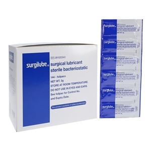 Surgilube Lubricating Jelly 3gm Foil Packet 144/Box, 12 BX/CA