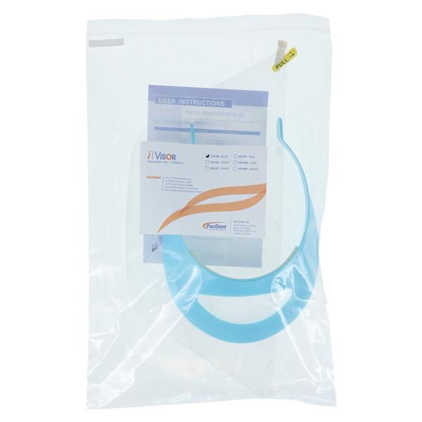 iVisor Shield Kit One Size Adjustable Blue Reusable With 3 Replac...