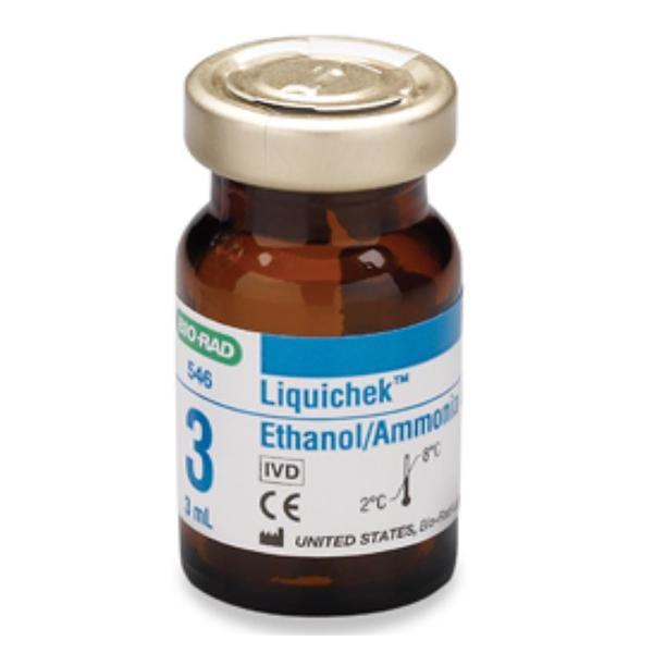 Liquichek Ammonia/Ethanol Level 3 Control 6x3mL For Analyzer 6x3ml/Bx