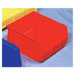 AkroBins Storage Bin Red Polymer With Label Holder 10-7/8x11x5" E...