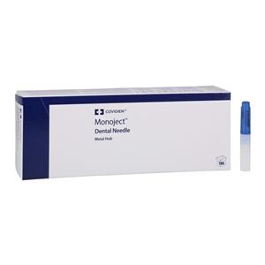 Monoject Needle Metal Hub 30 Gauge Extra Short Blue 100/Bx, 10 BX/CA