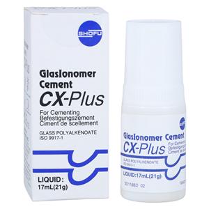 CX-Plus GlasIonomer Tripolymer Liquid Cement Clear 17ml/Bt
