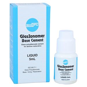 GlasIonomer Liquid Base Cement Clear Refill 5ml/Bt