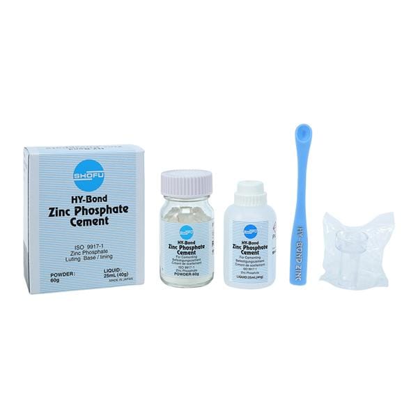 HY-Bond Zinc Phosphate Cement Assorted 60 Gm Complete Kit Ea